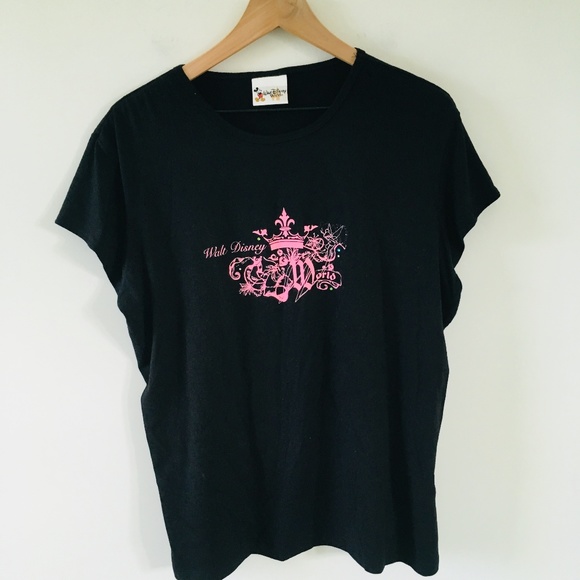 Disney Tops - Walt Disney World Black Pink Graphic Tee 2X